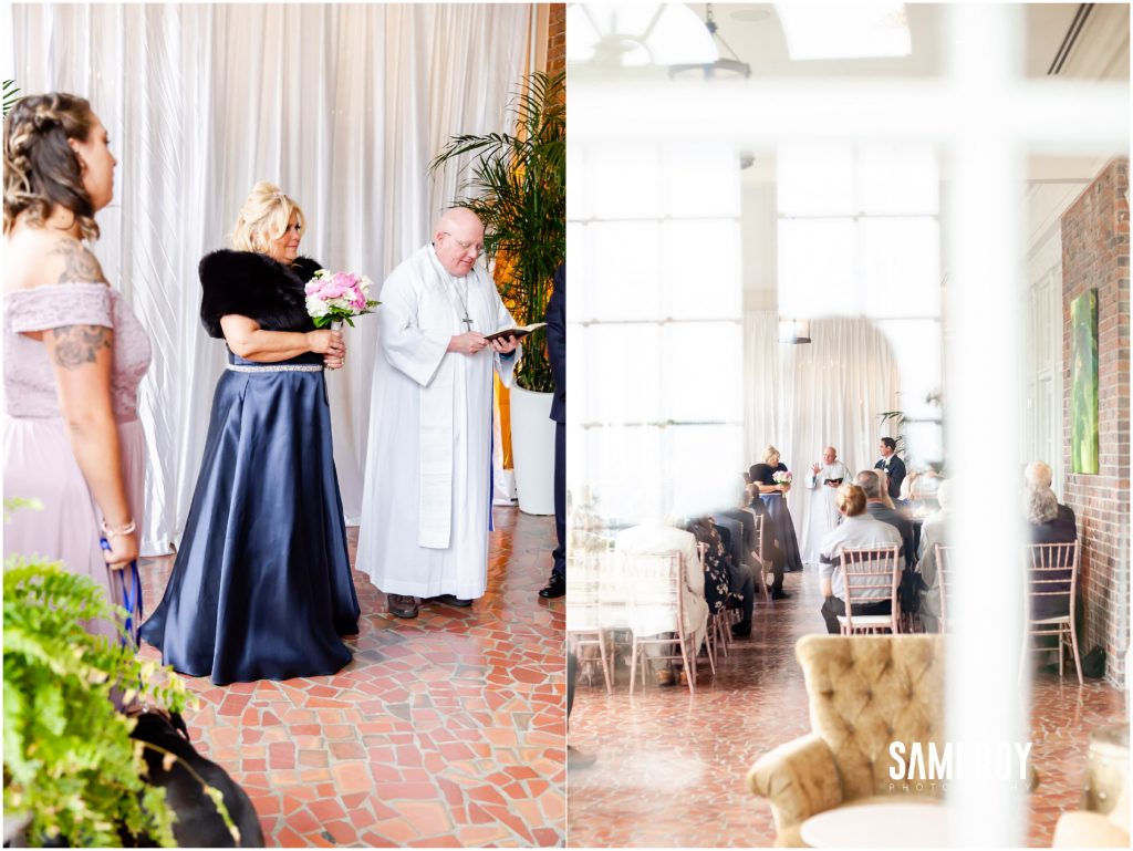 Virginia Beach Cavalier Hotel wedding, Blue wedding dress, Sami Roy Photography