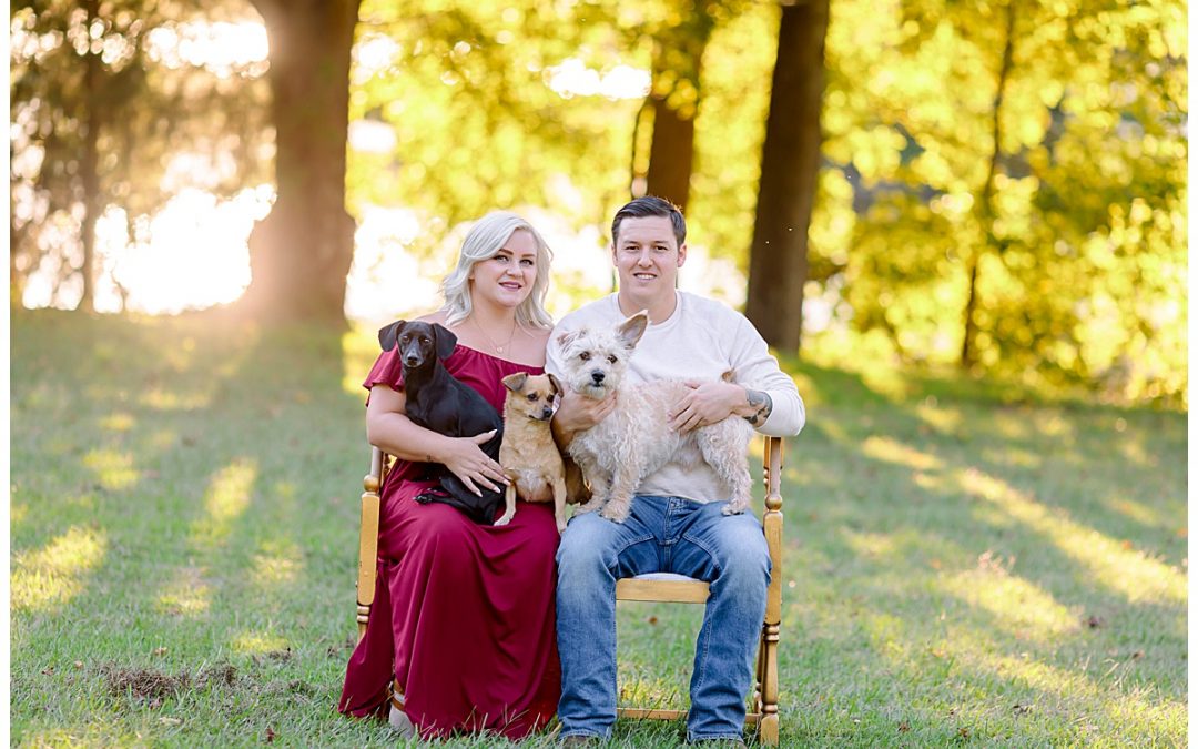 Ashley & Luke // Fall Engagement Session // Munden Point Park